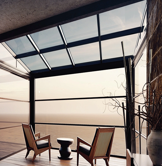 Veranda Sabit Cam Tavan çeşitleri